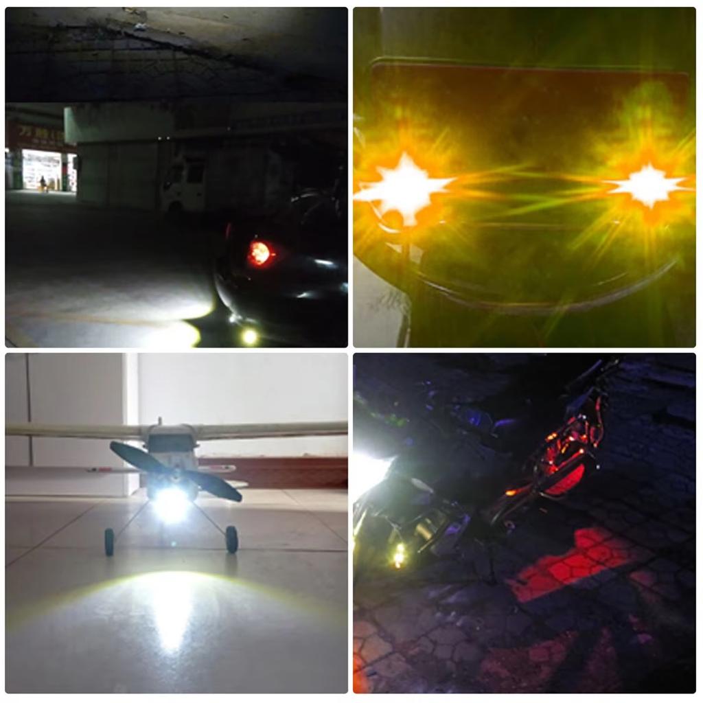 2PCS Motorcycle LED Eagle Eye Light Turn Signal Indicator Super Bright Led Motorbike Auto Rear Tail Brake Lamp Fog Driving Light