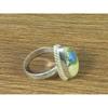 Natural K2 Jasper Solid 925 Sterling Silver Handmade Pear Ring Size US-07 MK-02
