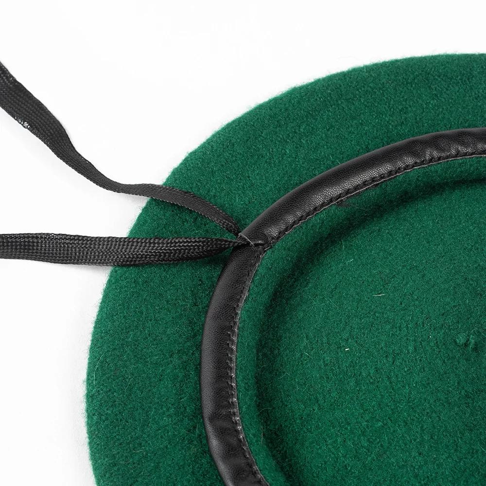 Large Size Wool  Military  Army Berets Hat For Big Head Unisex Men Women Devil Soldier Winter Warm Wide Beret Cap Painters Hats