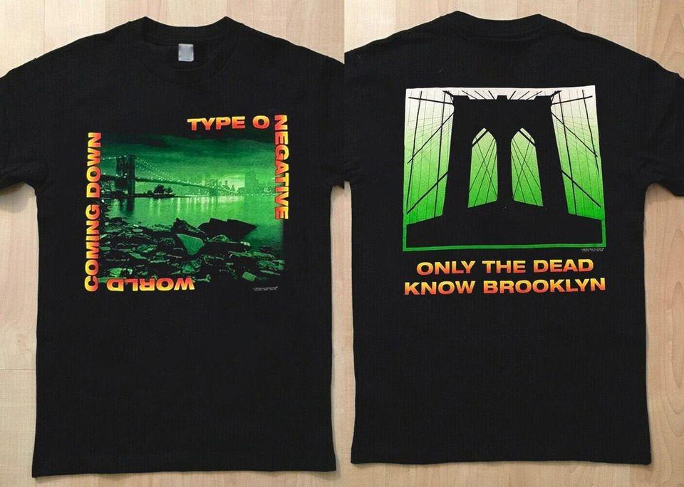 Type O Negative World Coming Down 1999 Tour T-Shirt, 90s Type O Negative Only Th Unisex T-Shirt XXL
