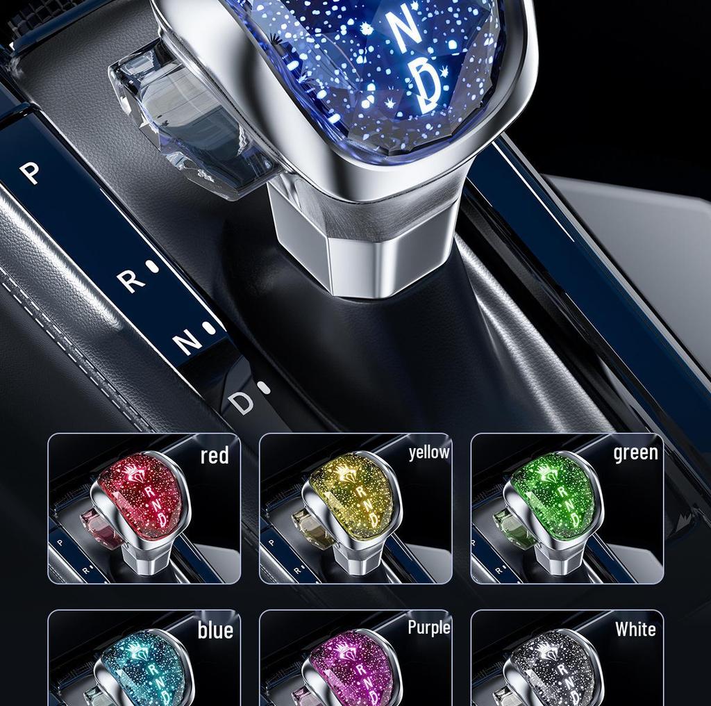 Κρυστάλλινος Επιλογέας Ταχυτήτων Toyota & Honda με Φωτισμό - Μοχλός Αυτόματου Κιβωτίου Ταχυτήτων.