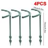 4-32Pcs 14*14cm Plastic Plant Support Pile Stand Plant Support Pile for Flowers Greenhouses Arrangement Fixing Rod Holder Garden Tools