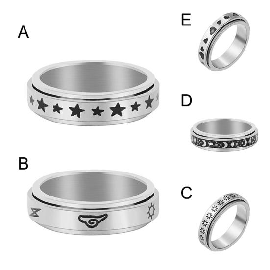 Prsteny Fidget Band Atraktivní antikorozní jemné zpracování