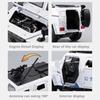 1:32 Scale Dongfeng Mengshi Models Cars Toys Doors Opened Police Car Wheel Pull Back Miniature Vehicles Toy Collect Souvenirs