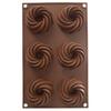 Silicone Muffin Pan Orion Sillinie 6-Cup 28x17cm