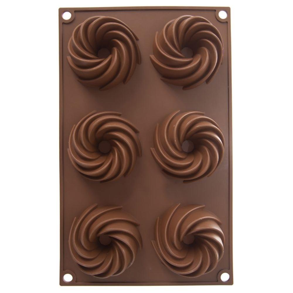 Silicone Muffin Pan Orion Sillinie 6-Cup 28x17cm