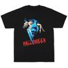 Retro Vintage Halloween Film Grafik Unisex Kurzarm S-5XL