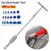 19Pcs/Set T-bar Pulling Car Dent Puller Paintless Mechanical Metal Slide T Dent Remover Kit Dent Repair Tool Auto Body Part Tool