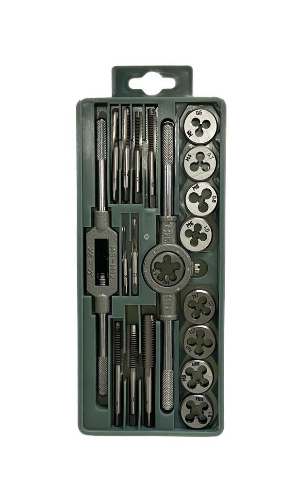 Greencross Arcland Sakamoto Tap and Die Set, 20 Pieces, LT-20B
