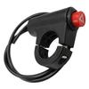 EsiFare 22mm Handlebar Control Motorcycle Light Button Replacement Part for Electric Vehicle Hazard Motorcycle Modification External Power Double