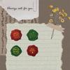 Christmas Envelope Stickers 500pcs Per Roll Decorative Stickers New Seal Stickers  Gift Wrapping