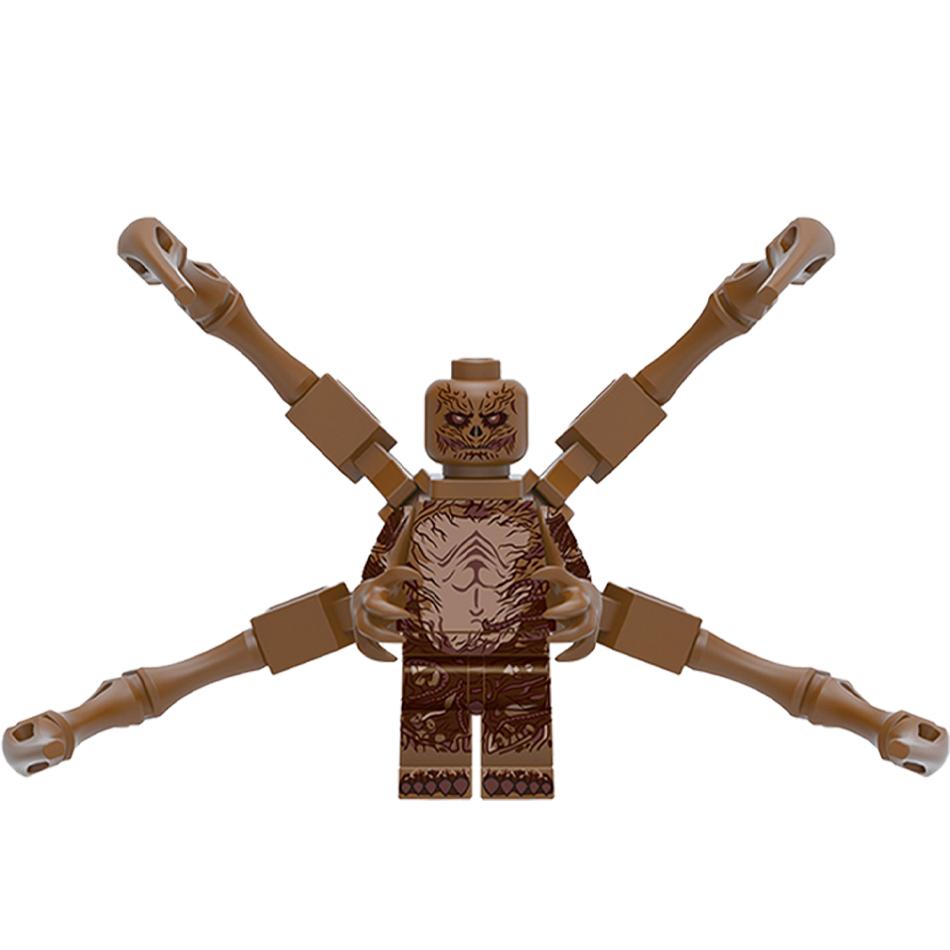 8Pcs/Set The Horror TV Dustin Mike Lucas Will Demogorgon Model Building Blocks Enlighten Action Figure Bricks Toys For Children