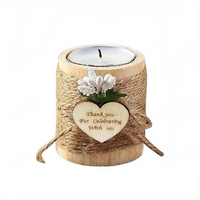 

1 шт. Натуральная атмосфера Теплая текстура Гостиные Декорированные спальни Подсвечник Романтический подсвечник Свадебное украшение