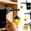 Halloween LED Retro Glowing Pony Lantern Mini Bookshelf Lamp Dollhouse Vintage Hanging Shelf Light Light Night Home Decor Toy