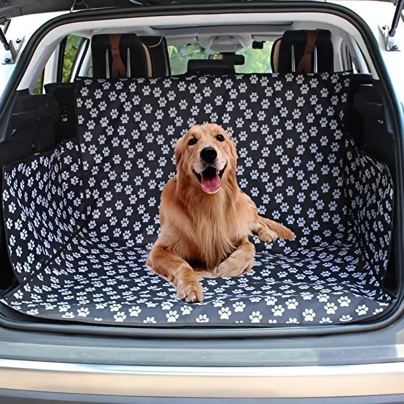 Pet Car Seat Cover: Wear-Resistant, Anti-Dirt 600D Oxford Cloth Trunk Mat