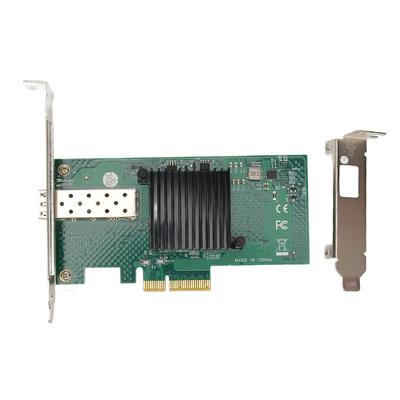 PCIe Network Card 10000Mbps PCI Express X4 5.0GTs SFP LC Optical Fiber Gigabit Server Adapter for