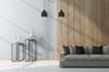 MODERN CEILING HANGING LAMP BLACK LED LAMP