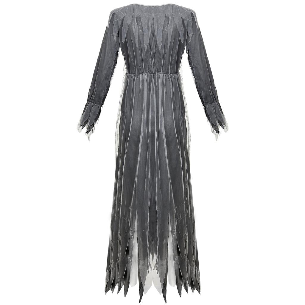 Große Größe, Halloween-Kostüm, neues Thriller-Zombie-Geist-Brautkostüm, Geist-Vampir-Dämon-Kostüm