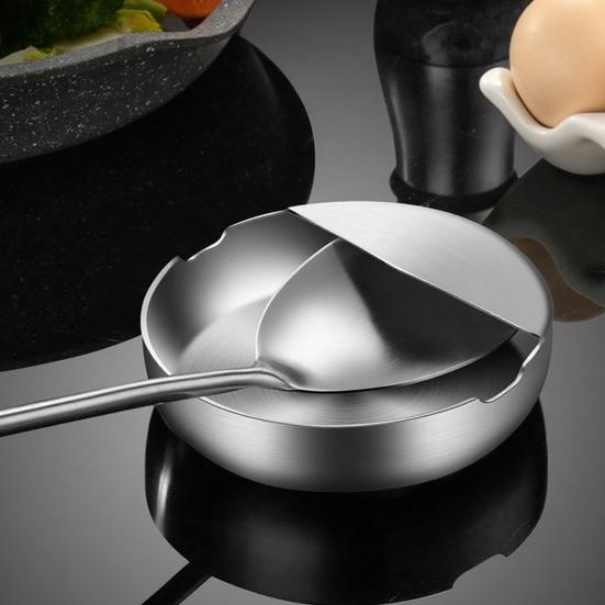 Stainless Steel Spoon Rest for Kitchen Countertop Cooking Utensils Holder Rack for Sauces Easy Clean Spoon