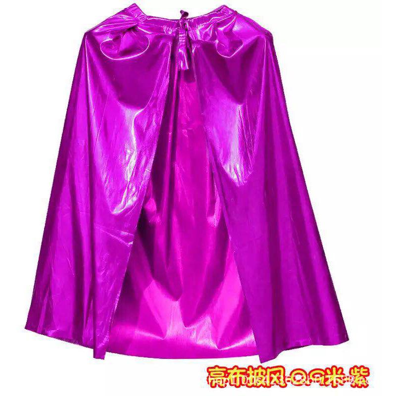 Christmas adult cape, performance costumes, bright cloth colorful gold silver red witch wizard cape