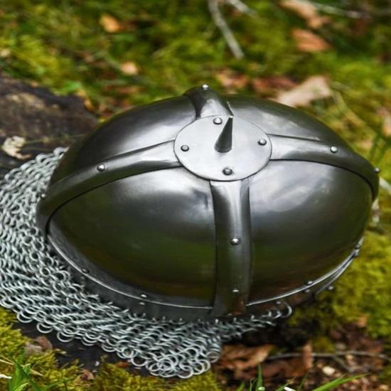 Viking Spectacle Helmet Gjermundbu style, 2 mm steel