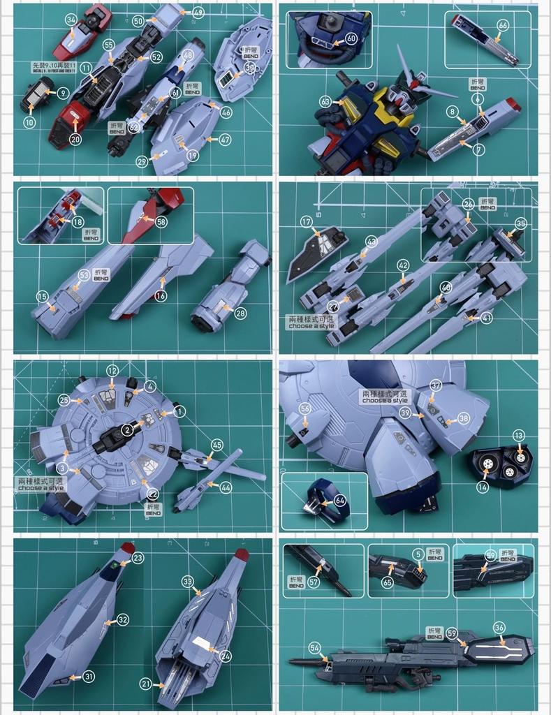 MG 1/100 Providence Gundam Customization Detail Up High-Quality Metal Parts with Water-Transfer Decals