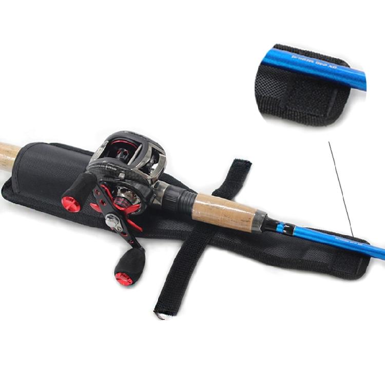 Insert Holder Rod Rack Holder Nylon Sheath Fast Release Fishing Poles Support Waist Hanger Outdoor Rod Portable Black