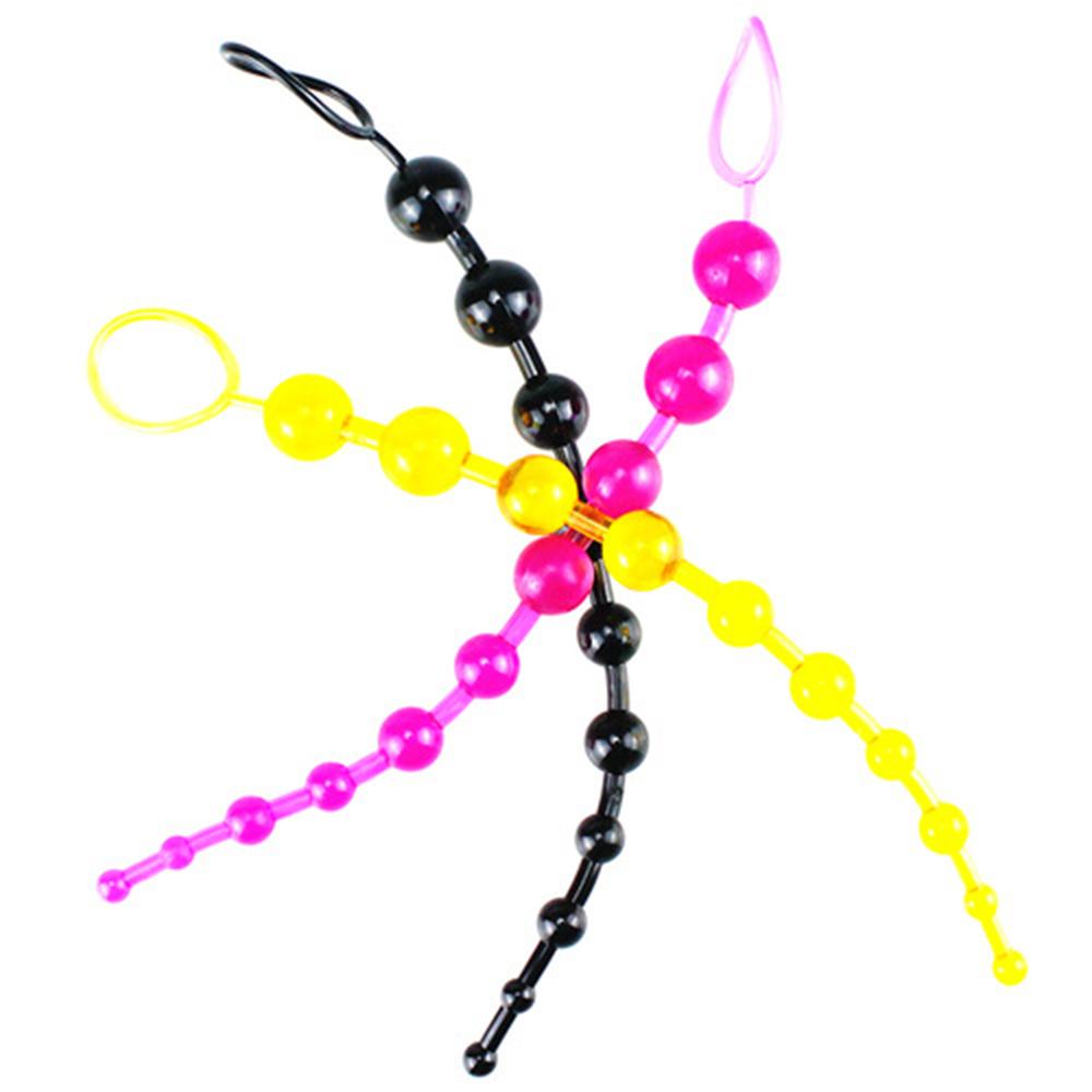 Anal Beads Sex Toys for Women Men Gay Buttplug Beads Long Butt Beads Vagina Clit Pull Ring Ball Anal Stimulator Sex