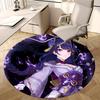 Anime Character,Fantasy Art Chair Mat Round Rug Office Carpet, Machine Washable, Non Slip, Suitable for Living Rooms, Bedrooms