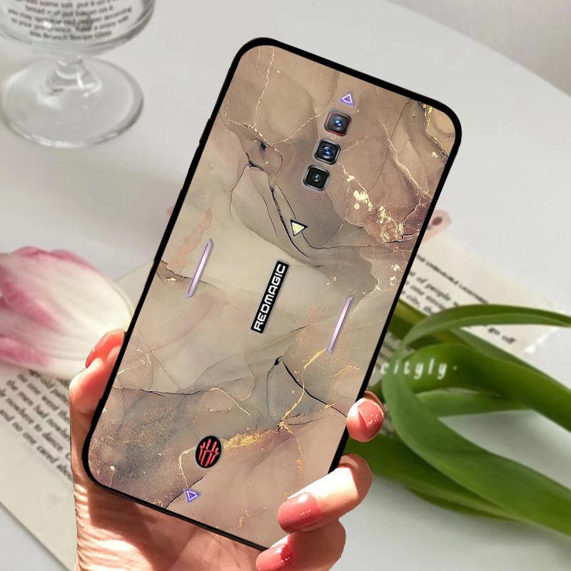 For ZTE Nubia Red Magic 6 Case Shockproof Soft TPU Silicone Phone Cover For ZTE Nubia Red Magic 6S Pro Capa Cartoon RedMagic 6