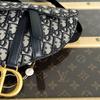 [Usato] Mini Borsa a Sella Dior 'Jacquard Dior Oblique Blu' - Eccellente #1VEM4H0