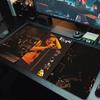 Korn Mouse Pad Large Gaming Table Cushion Non-slip Laptop Tablet Big Mousepad XXL Mat Mini PC Playmat With Lock Edge_xia