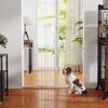 Wide Dog Safety Gate, with Door Pressure, for Doorways, Hallways, Staircases - White