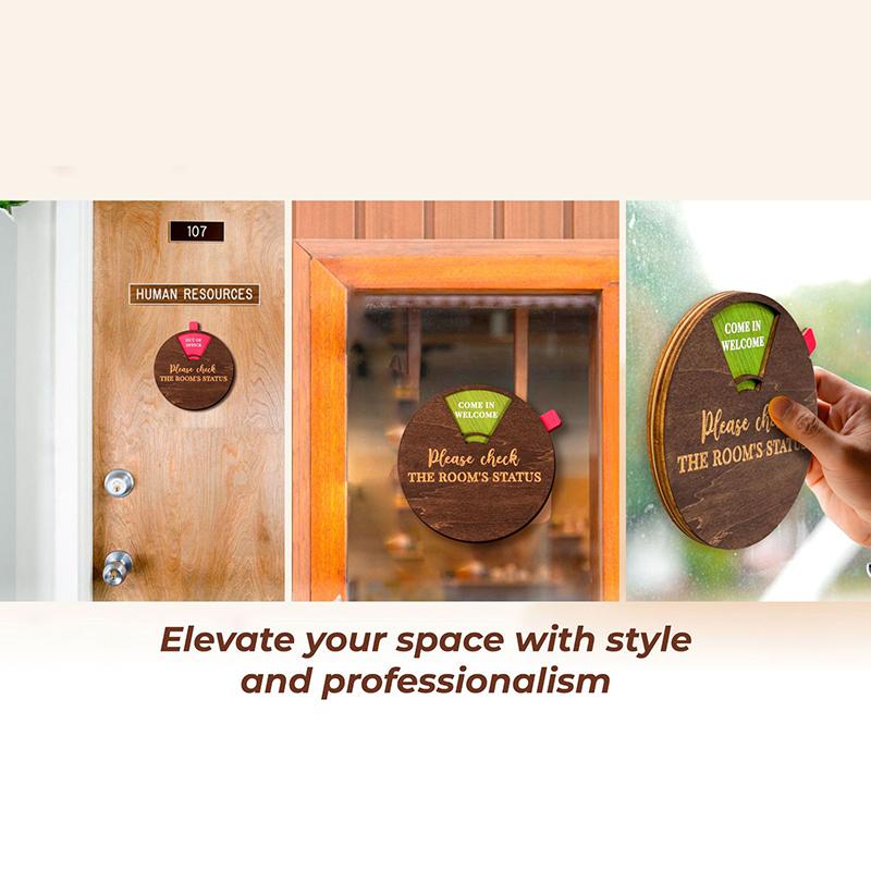  Interesting Do Not Disturb Office Door Hanging Sign Home Model Rotatable Door Sign Wooden Decoration