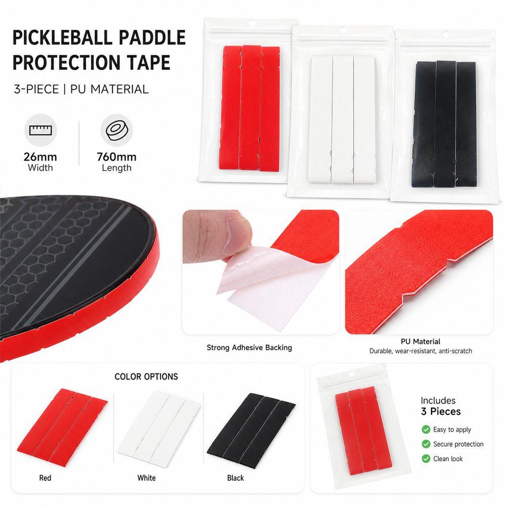 Self Adhesive Paddle Protection Tape Flexible Paddle Edge Guard Beach Rackets