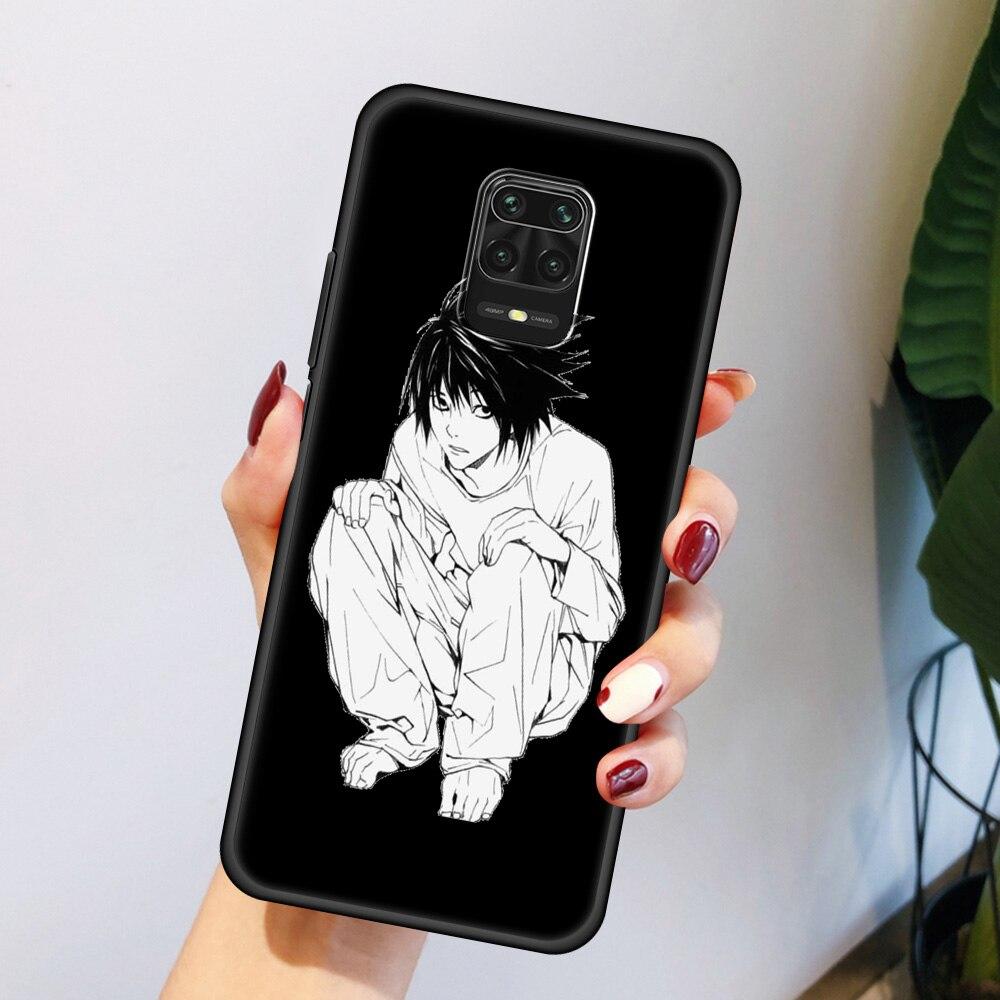 Чехол для телефона Death Note Anime Funda для Xiaomi Redmi Note 8 11 10 Pro 10S 9S 9 9T 8T 9C 9A 8A 7 K40 Gaming 4G Мягкий силиконовый чехол Redmi 8
