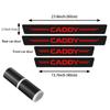 Carbon Fiber Car Threshold Sticker Door Pedal Strips for Volkswagen VW Caddy Rear Trunk Sill Bumper Anti Scratch Guard Decals zs9