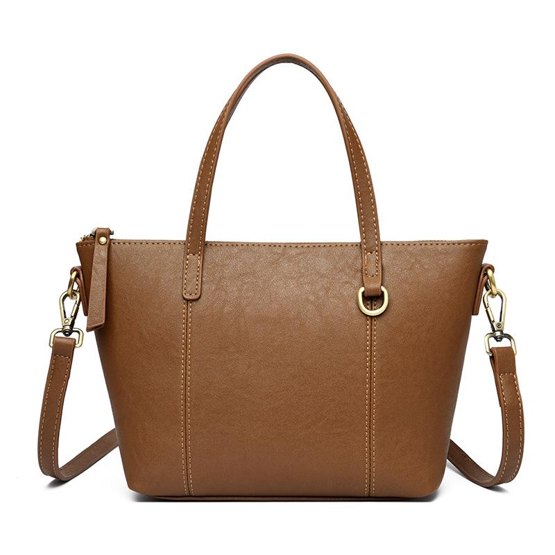 

Genuine Luxury Handbags Women Bags designer Handbags Soft Leather Shoulder Crossbody Bags For Women Tote Sac A Main (20cm Max Length 30cm) коричневый
