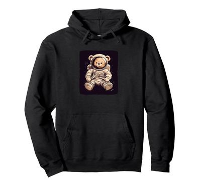 Fluffy Astronaut Teddy Space Adventure Costume Hoodie