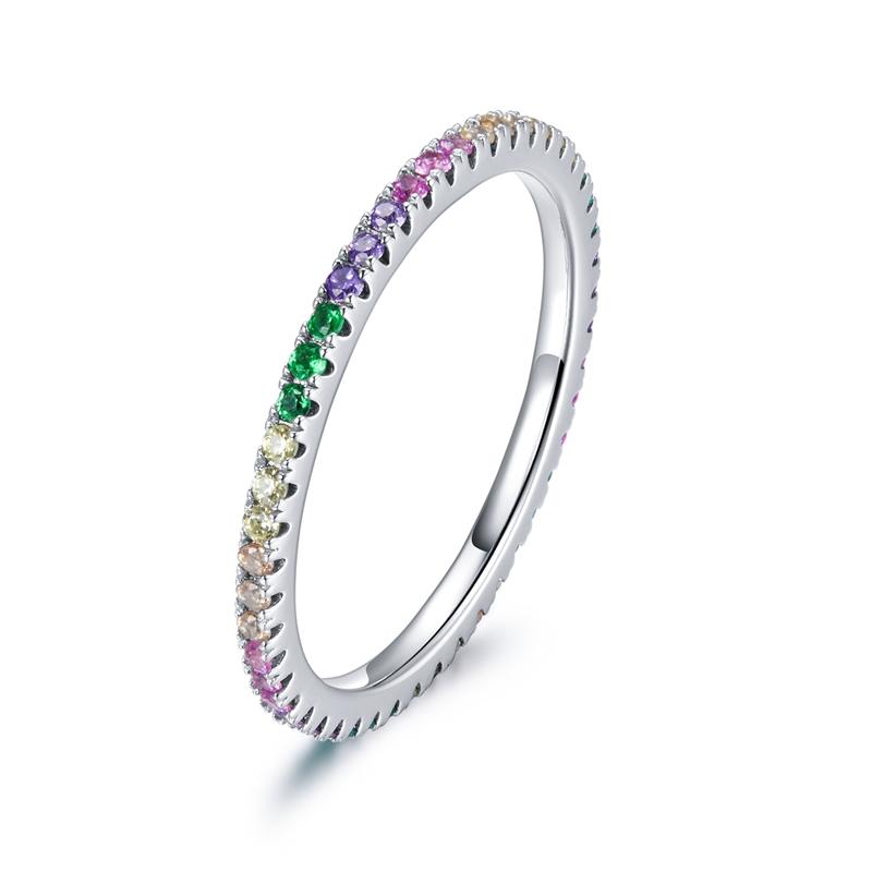 925 Sterling Silver Simple Rings for Women Wedding Engagement Heart Rings with Zircon  Female Jewelry 2025