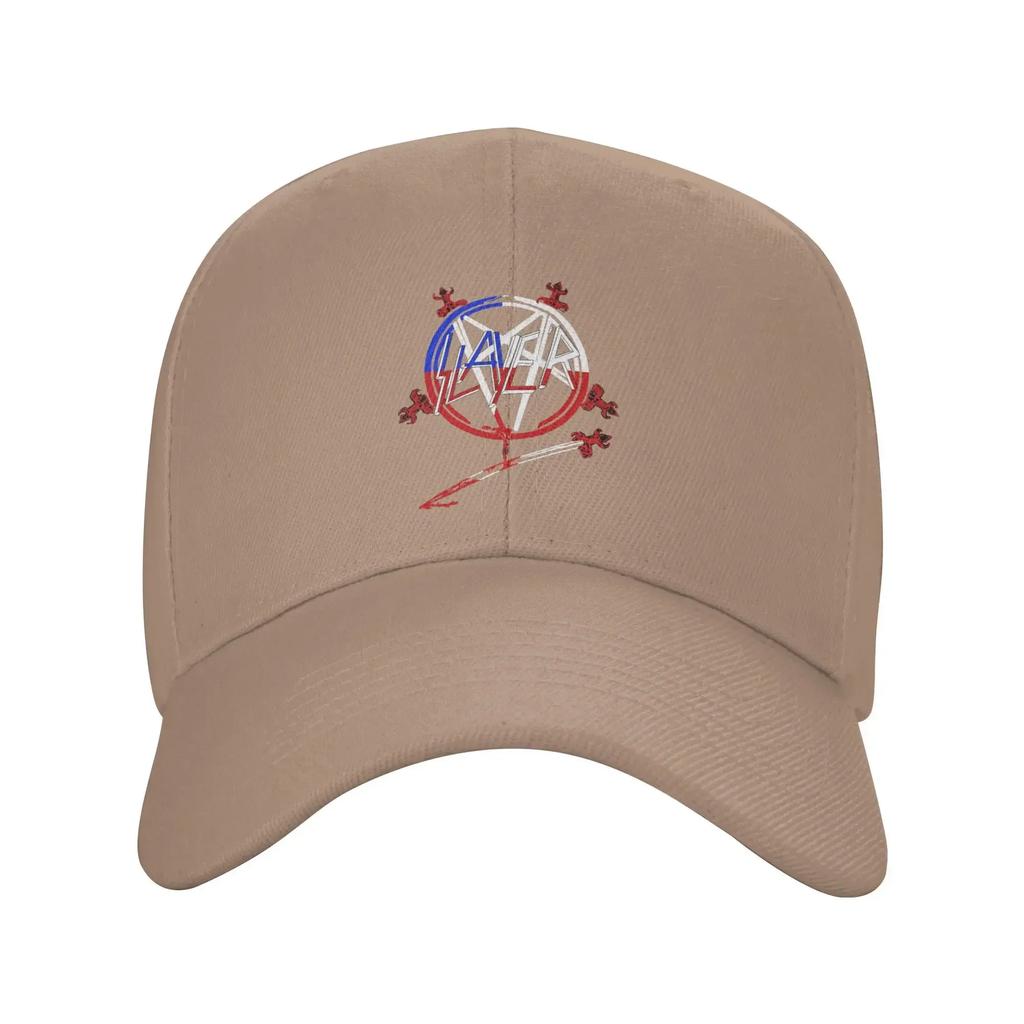 Personalized Red Logo Heavy Metal Rock Slayers Baseball Cap Outdoor Unisex Womens Adjustable Band Dad Hat Spring