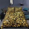 23pcs Bedding Set Luxury Duvet Cover Set Home Decor Bed Set Golden Duvet Cover  Comforter Cover with Pillowcase Full Queen Size