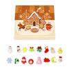 3D Christmas-Themed Toy Gift Box Set, Cute Resin Toy, Holiday for Kids