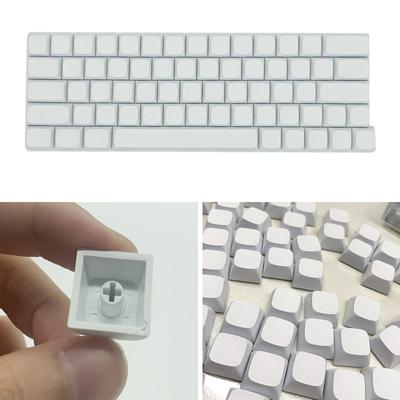 Minimalistic Blank Keycaps 64keys XDA PBT Keycaps Sublimations for Gaming Mechinery Keyboard Switches Keycap