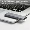 Xiaomi Aluminum M.2 NVMe Enclosure,Tool-Free, SSD Enclosure for NVMe PCIe M-Key,SSD Case for 2280 2260 2242 2230(Sata NOT Supported)