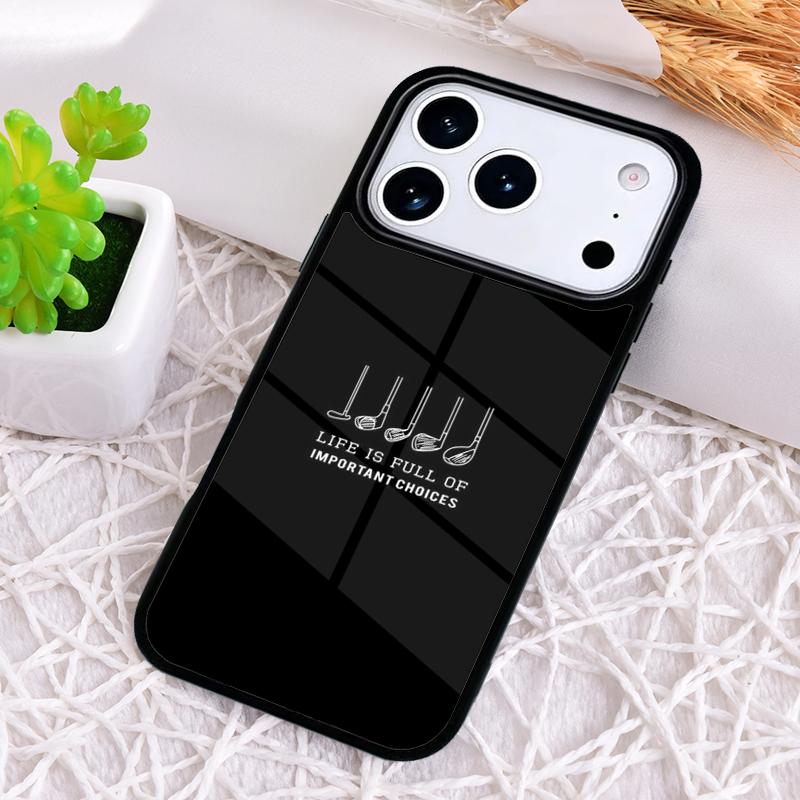 Love Golf Phone Case for iPhone 17 Air 16 15 11 12 14 13 Pro Max Shockproof Cover