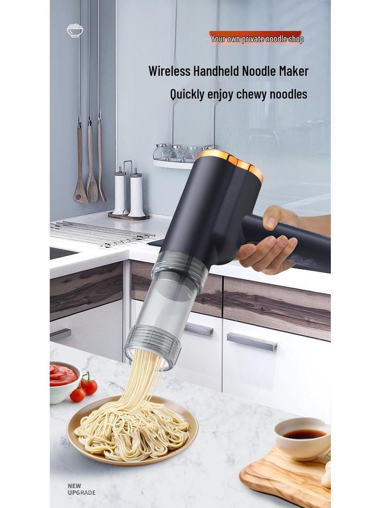 Tragbarer Einhand-Automatik-Nudelbereiter: Grenzüberschreitend, Multifunktional, Drahtlose Teigpresse & Haushaltsmaschine