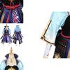 Genshin Impact Kamisato Ayaka Cosplay Kostým Pro Ženy S Parukou Vějířem A Dřeváky