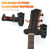 Guitar Wall Mount Auto Lock U-Shaped Guitar Wall Hanger Metal Guitar Holder Hook Stand for Classical Acoustic Electric Guitar Bass Ukulele