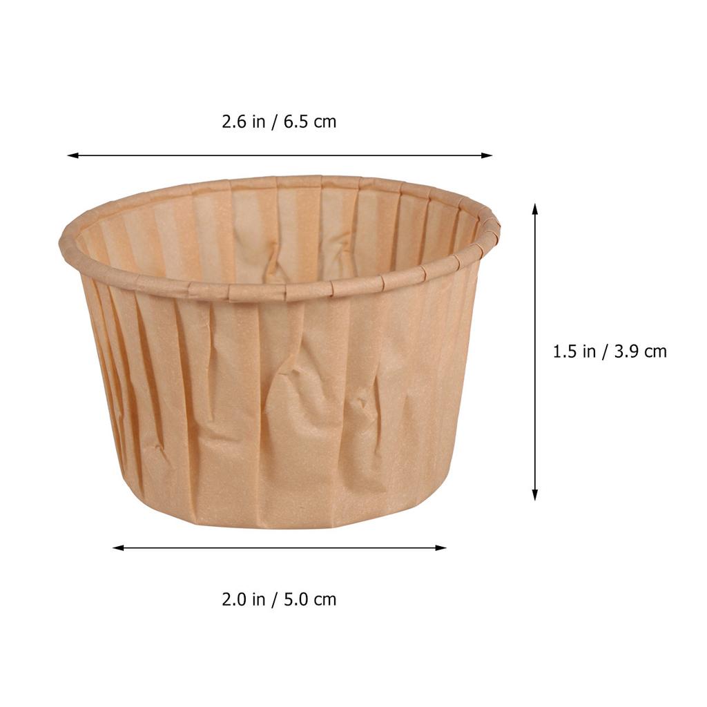 60Pcs Muffin Cups Premium Cake Liners Baking Supplies for Cupcakes Cheesecakes Eggs Mousse Baby Shower Birthday